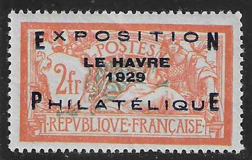 N°YT 257A - Exposition philatélique du Havre - neuf** - SUP - signé et avec certificat papier Calves