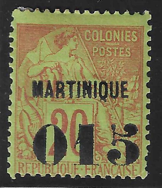 Martinique - n° 6 - neuf* - TB - signé Calves