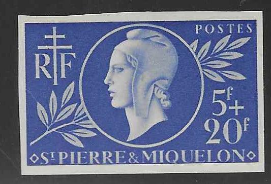 Saint-Pierre-et-Miquelon - n°YT 314a - non dentelé - neuf** - TB