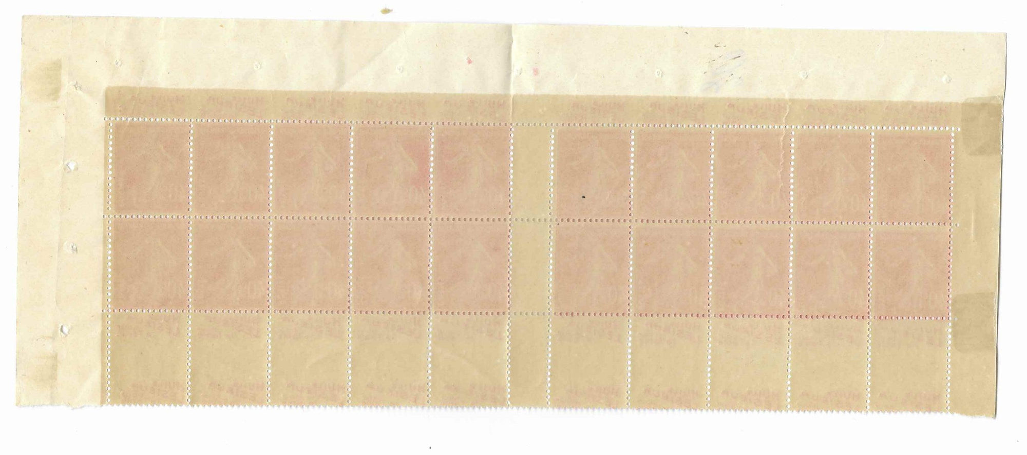 N°YT 194-C7 - Semeuse - haut de feuille pour la confection de carnets - neuf** - TB