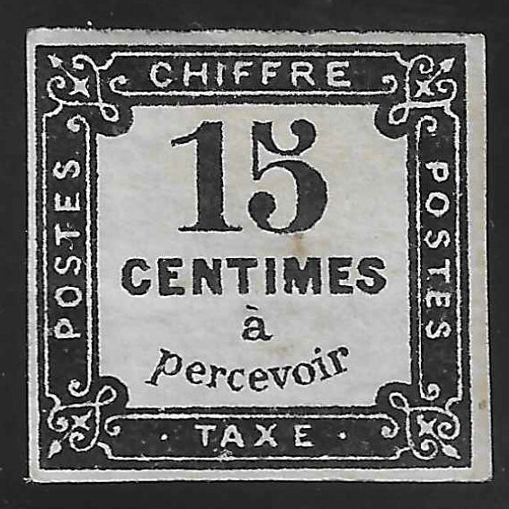 Taxe n° 4 - lithographié - neuf* - TB - signé Calves