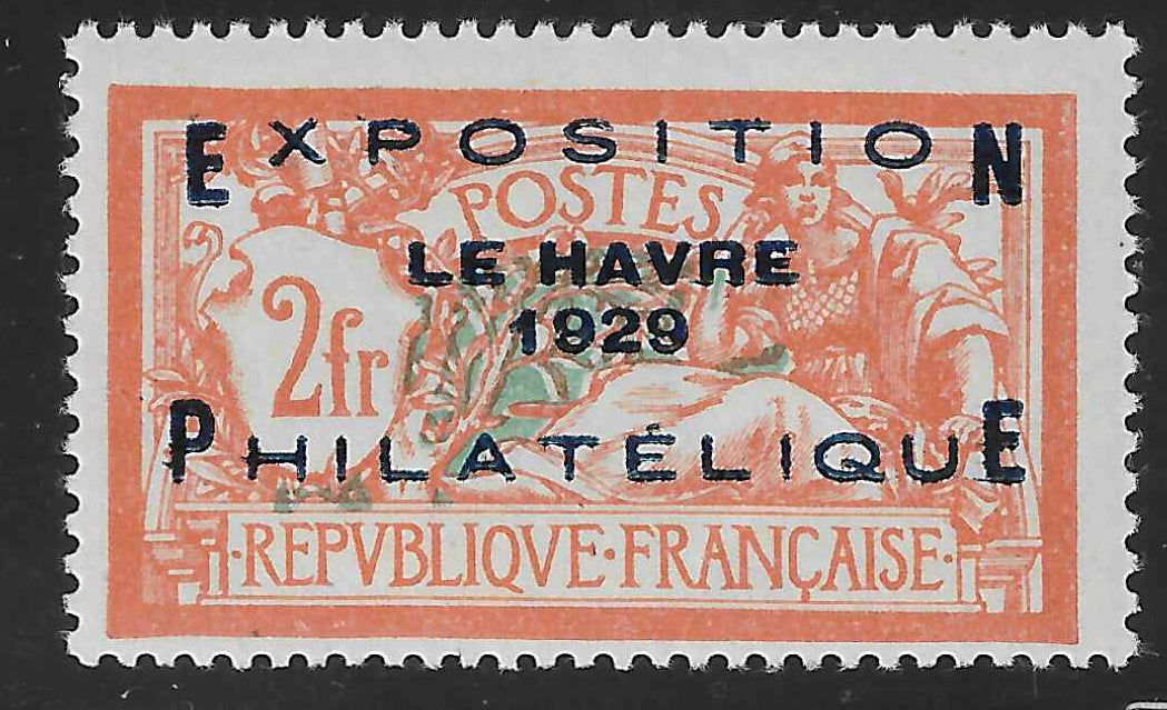 N°YT 257A - Exposition philatélique du Havre - neuf** - SUP - signé et avec certificat papier Calves