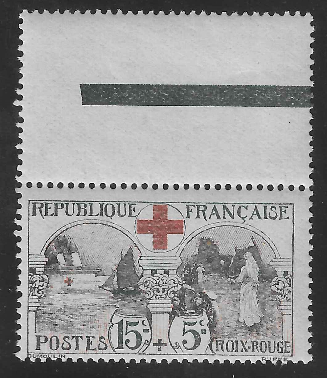 N°YT 156 - Croix-Rouge - neuf** - SUP - signé Calves