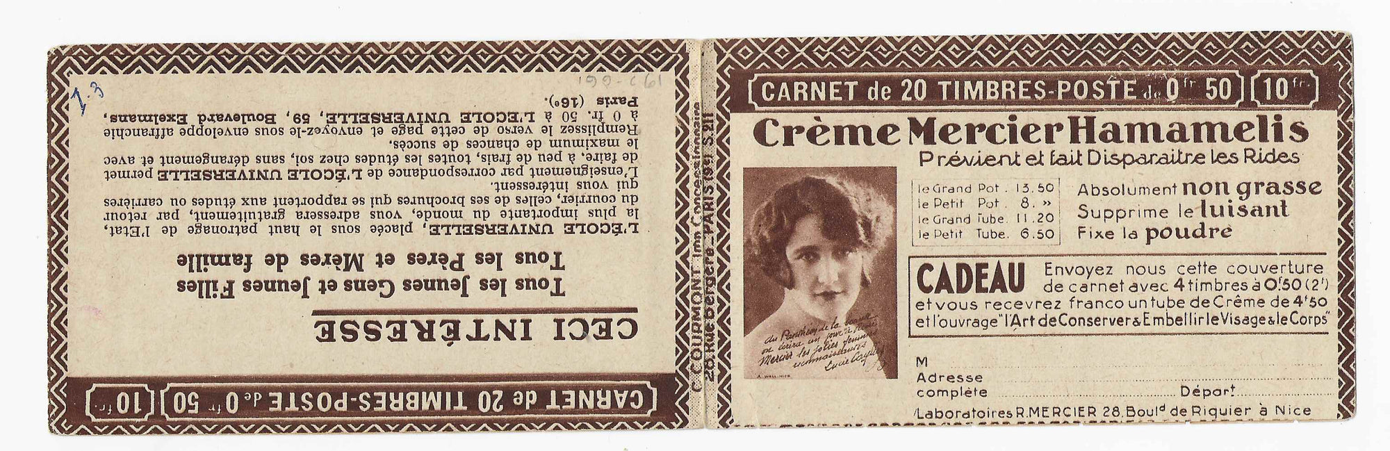 Carnet n°199-C61 - Semeuse lignée - neuf*/** - TB - signé Calves