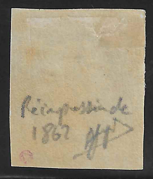 N°10c - Présidence - réimpression 1862 - neuf* - TB - signé et avec certificat Calves