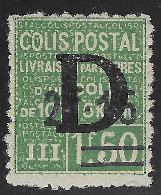 Colis postal n°139 - neuf* - TB - signé et avec certificat Calves