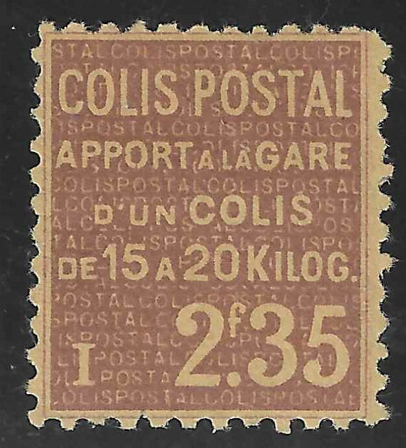 Colis postal n° 97 - neuf* - TB - signé et avec certificat papier Calves